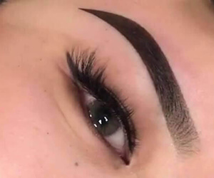 powder and ombre brows